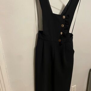 Zara Basic Black Garment with Logo Tag